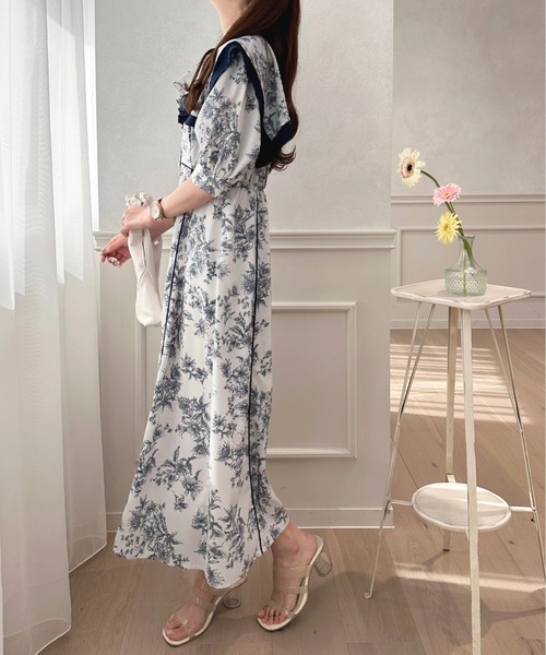 「apres jour」 半袖ワンピース X-LARGE ピンクベージュ レディース_画像9