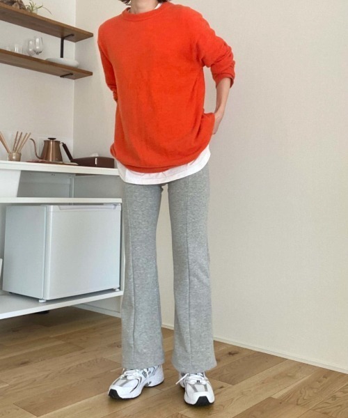 「ISOOK」 スウェットパンツ FREE グレー レディース_画像3