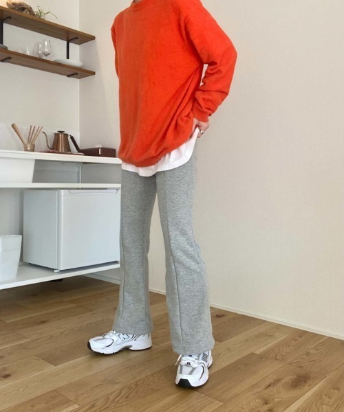 「ISOOK」 スウェットパンツ FREE グレー レディース_画像4