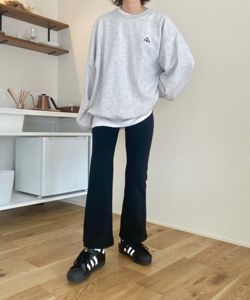 「ISOOK」 スウェットパンツ FREE グレー レディース_画像5