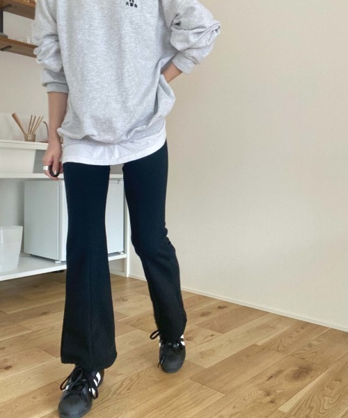 「ISOOK」 スウェットパンツ FREE グレー レディース_画像7