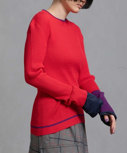 「MARECHAL TERRE」 長袖ニット MEDIUM ブラック レディース_画像2