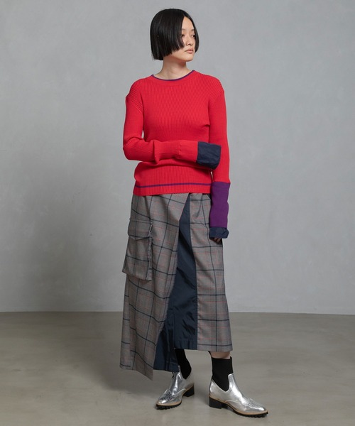 「MARECHAL TERRE」 長袖ニット MEDIUM ブラック レディース_画像7