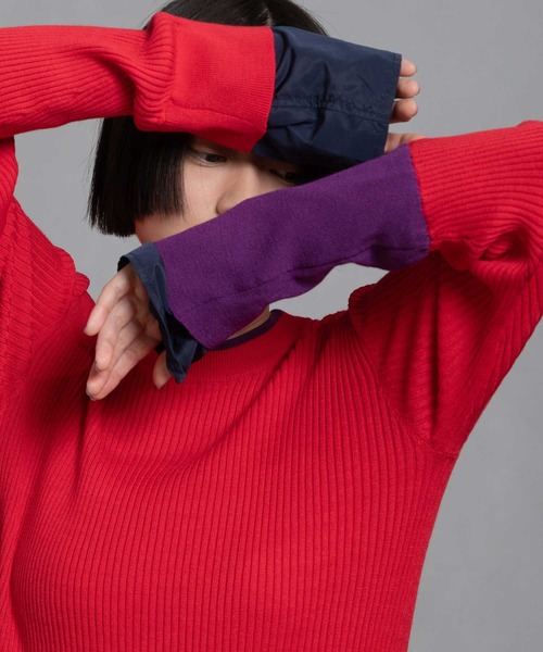 「MARECHAL TERRE」 長袖ニット MEDIUM ブラック レディース_画像8