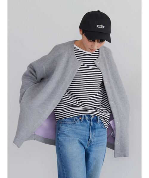 「AMERICAN HOLIC」 ニットカーディガン M グレー系その他 レディース_画像2