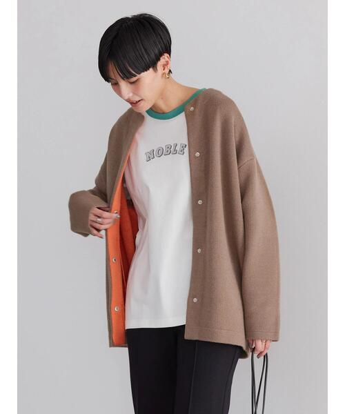 「AMERICAN HOLIC」 ニットカーディガン M グレー系その他 レディース_画像4