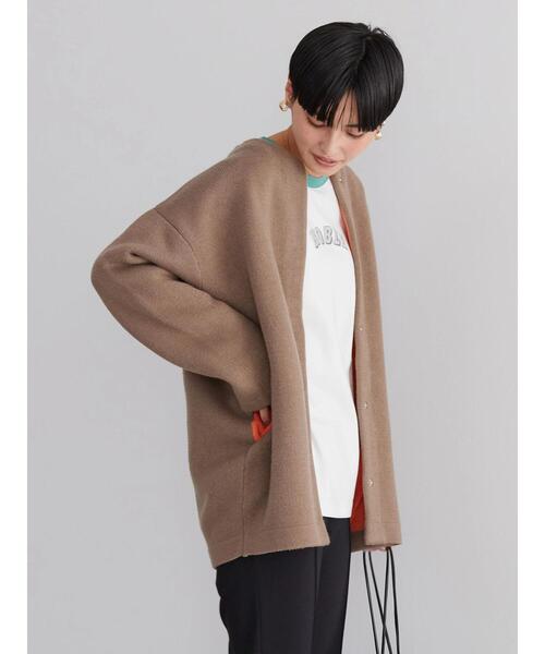 「AMERICAN HOLIC」 ニットカーディガン M グレー系その他 レディース_画像5