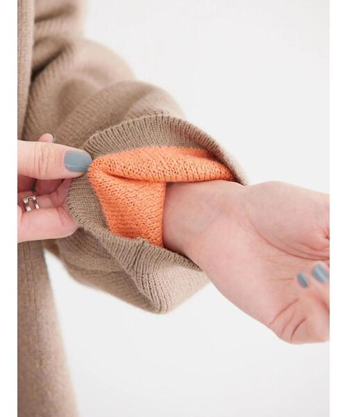 「AMERICAN HOLIC」 ニットカーディガン M グレー系その他 レディース_画像9