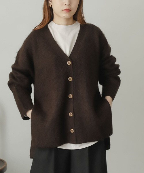 「SENSE OF PLACE by URBAN RESEARCH」 ニットカーディガン ONE ライトベージュ レディース_画像2