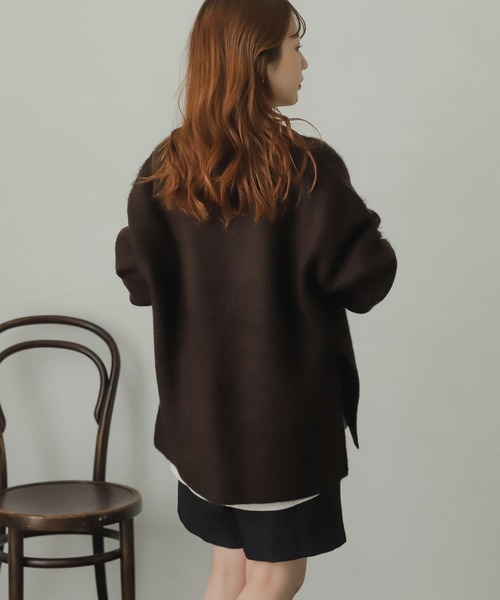 「SENSE OF PLACE by URBAN RESEARCH」 ニットカーディガン ONE ライトベージュ レディース_画像4