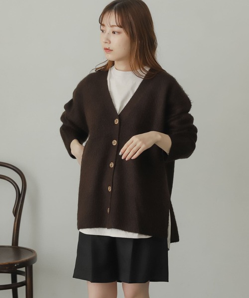 「SENSE OF PLACE by URBAN RESEARCH」 ニットカーディガン ONE ライトベージュ レディース_画像5