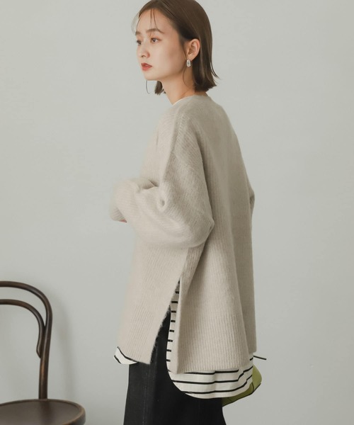 「SENSE OF PLACE by URBAN RESEARCH」 ニットカーディガン ONE ライトベージュ レディース_画像9