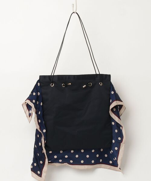 「kakatoo」 ドット柄トートバッグ - ネイビー レディース_画像2