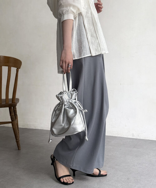 「Chez toi」 パンツ FREE グレー レディース_画像3