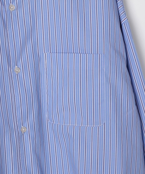 「GEORGE'S」 長袖シャツ MEDIUM ライトブルー メンズ_画像6