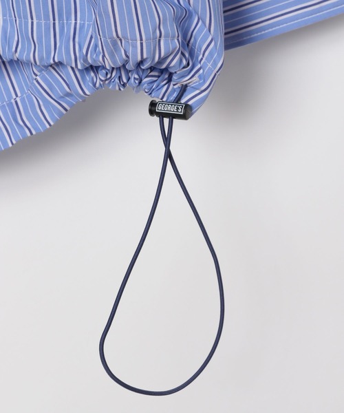 「GEORGE'S」 長袖シャツ MEDIUM ライトブルー メンズ_画像9