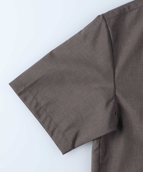 「PLUS ONE」 半袖シャツ X-LARGE ブラウン メンズ_画像7