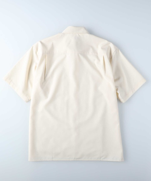 「PLUS ONE」 半袖シャツ X-LARGE ブラウン メンズ_画像9
