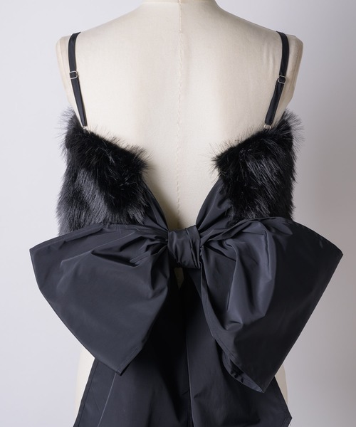 「VIOLETTA」 キャミソールブラウス FREE ブラック レディース_画像7