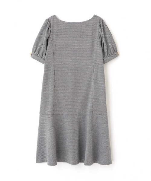 「PROPORTION BODY DRESSING」 半袖ワンピース SMALL ボルドー レディース_画像4
