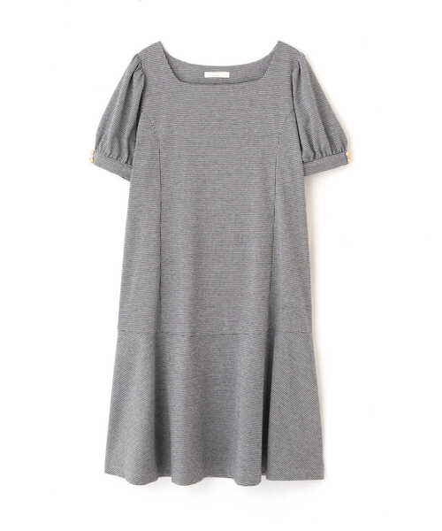 「PROPORTION BODY DRESSING」 半袖ワンピース SMALL ボルドー レディース_画像6