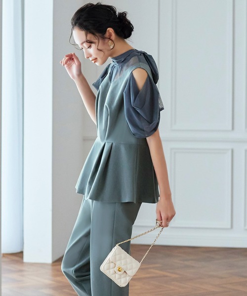 RUIRUE BOUTIQUE（ルイルエブティック） セットアップ L ブルー