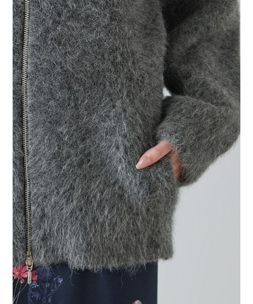 「SNIDEL」 ブルゾン ONE SIZE ピンク レディースの画像