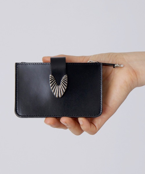 TOGA　PULLAブラックレザー二つ折り財布 TOGA PULLA（トーガ プルラ）の「【TOGA PULLA/トーガプルラ】Leather