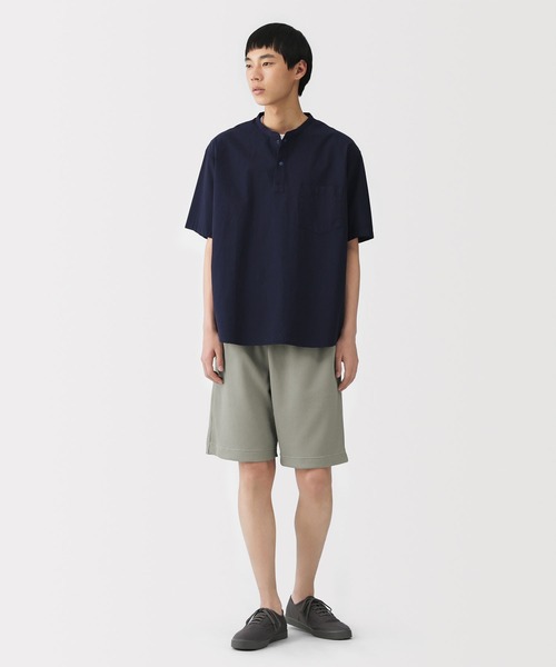 無印良品（MUJI） パンツ 紳士 UVカット乾きやすいワッフルショート
