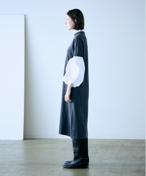 「Marilyn Moon」 長袖ワンピース - ブラック レディース_画像10