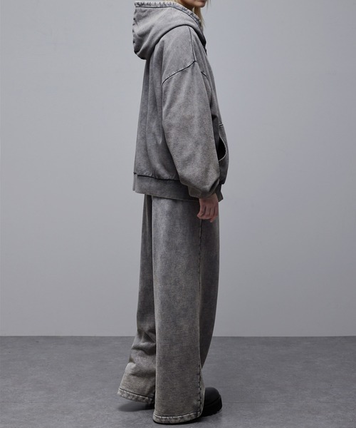 「Loose/ルース」 ジップアップパーカー X-SMALL ブラック メンズ_画像4