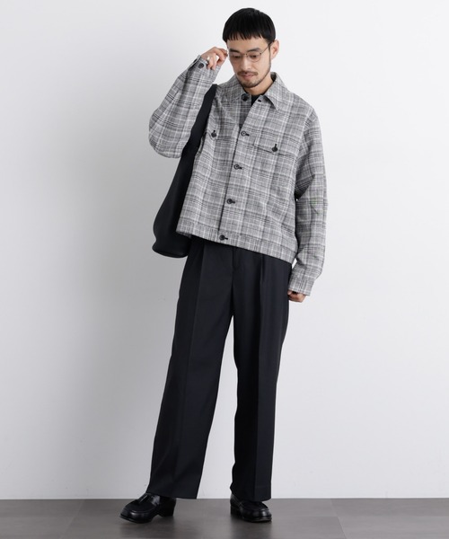 定価3.1万 MHL. コットン リネン シャツジャケット ブルゾン ベージュ ユニクロ公式 | コットンリネンシャツジャケット(男女兼用)