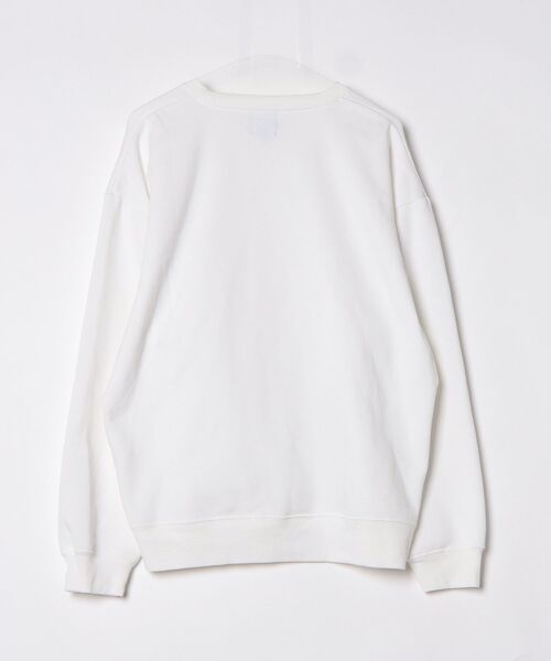 「ZIP FIVE」 「Yale University」スウェットカットソー LARGE ホワイト レディース_画像2