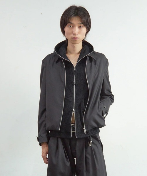 ブルゾン アウター 「NVRFRGT」SHORT ZIP UP JACKET メンズの画像