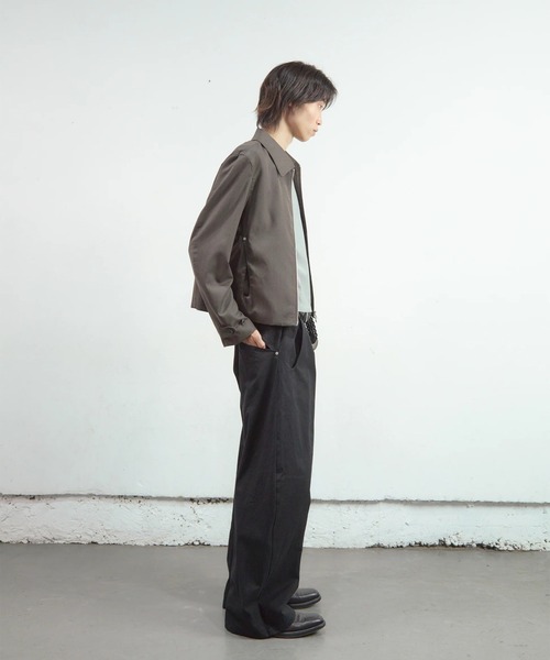 ブルゾン アウター 「NVRFRGT」SHORT ZIP UP JACKET メンズの画像