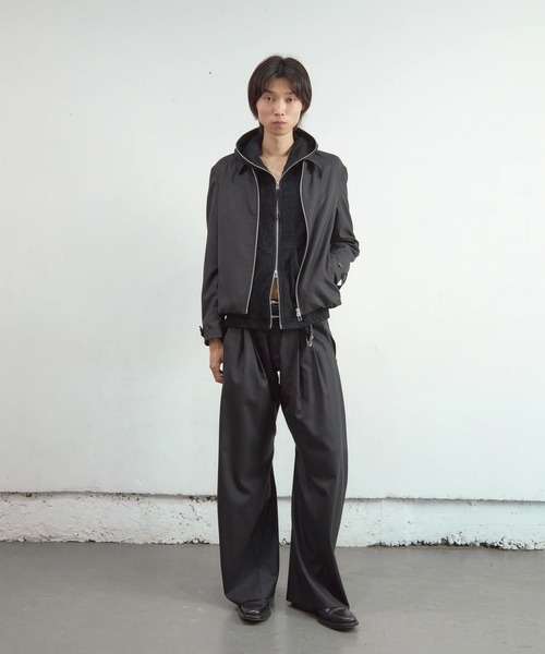 ブルゾン アウター 「NVRFRGT」SHORT ZIP UP JACKET メンズの画像