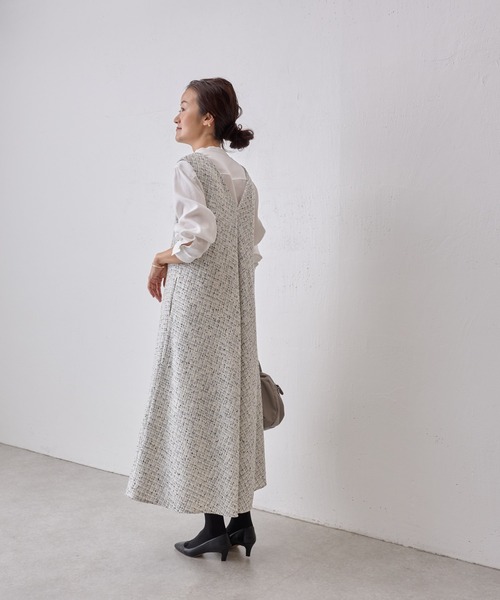 「BEARDSLEY」 サロペットスカート M ブラック レディースの画像