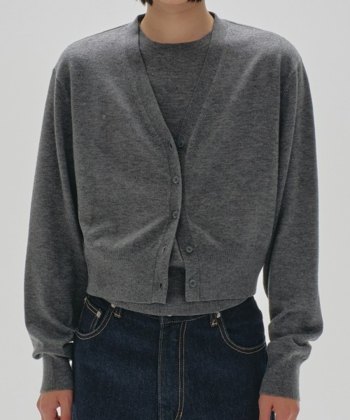 TODAYFUL アンサンブルニット TODAYFUL 「TODAYFUL」 ニットアンサンブル FREE グレー レディース