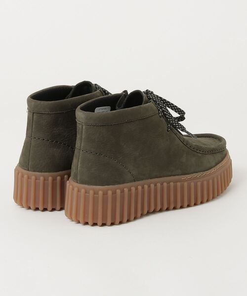 「Clarks」 シューズ - ダークグリーン レディース_画像2