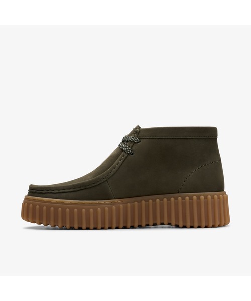 「Clarks」 シューズ - ダークグリーン レディース_画像5