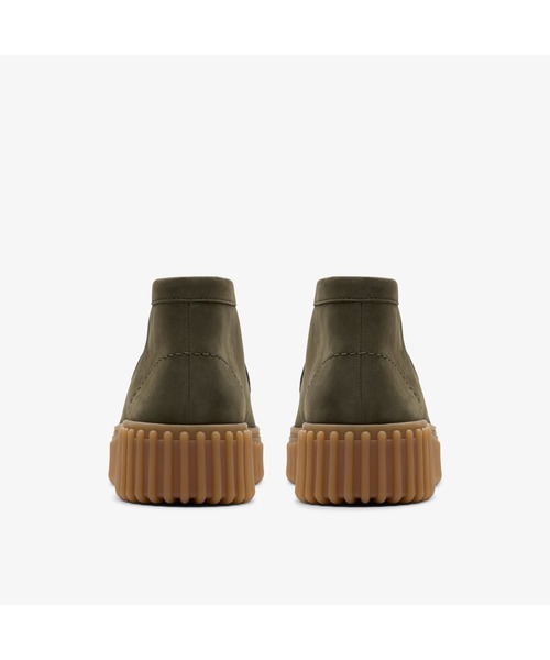 「Clarks」 シューズ - ダークグリーン レディース_画像7