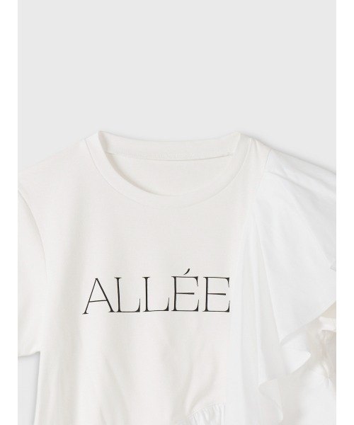 EIMY ISTOIRE（エイミーイストワール） tシャツ 半袖 ALLEE FRILL TRIM