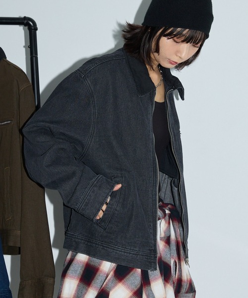 「Anchor Smith」 デニムジャケット S ブラック レディース_画像5