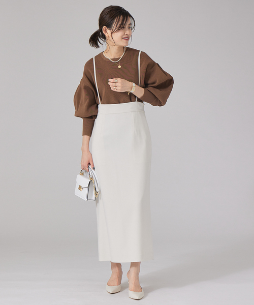「Rouge vif」 長袖ニット フリー パープル レディース_画像6