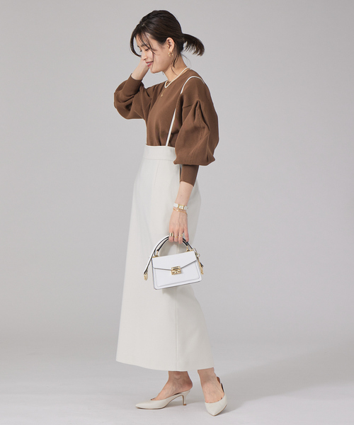 「Rouge vif」 長袖ニット フリー パープル レディース_画像7