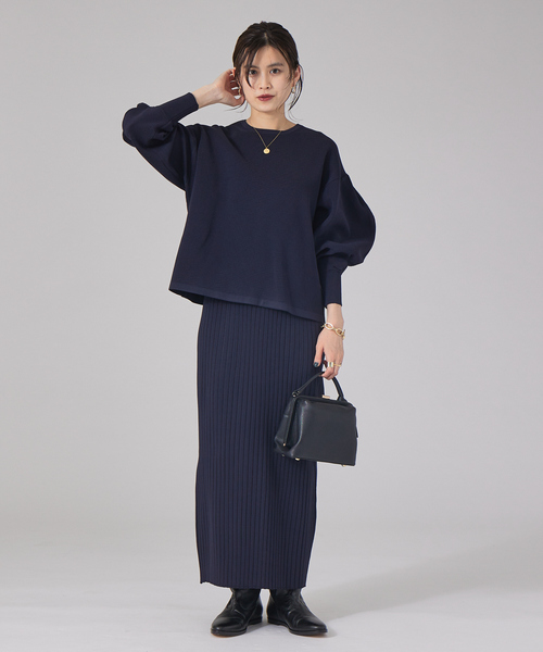 「Rouge vif」 長袖ニット フリー パープル レディース_画像9