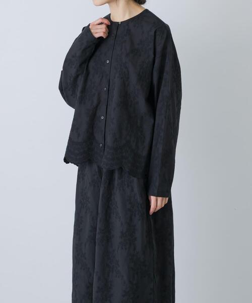 IENA★完売 長袖 エンブロイダリーブラウス IENA LA BOUCLE エンブロイダリーブラウス（シャツ／ブラウス）｜IENA