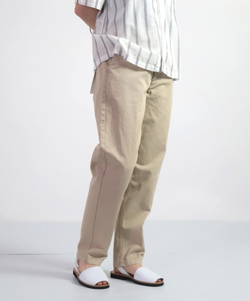 「D.M.G.」 チノパンツ M ベージュ レディース_画像2