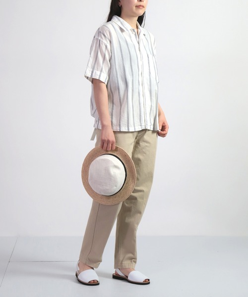 「D.M.G.」 チノパンツ M ベージュ レディース_画像4