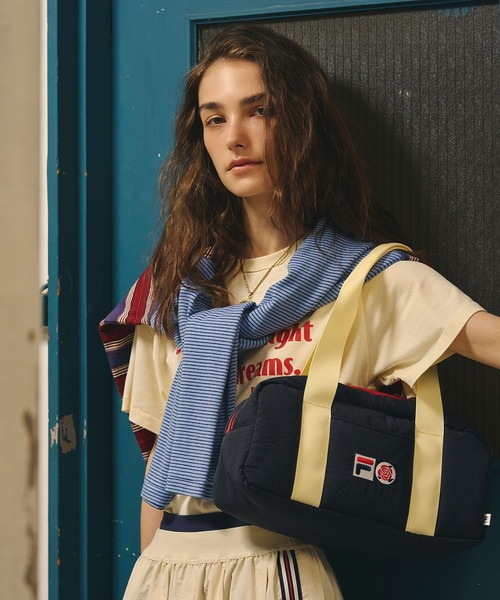 ボストンバッグ 「ROSE BUD別注」(FILA×ROSE BUD)BI-COLOR BOSTON BAG レディース